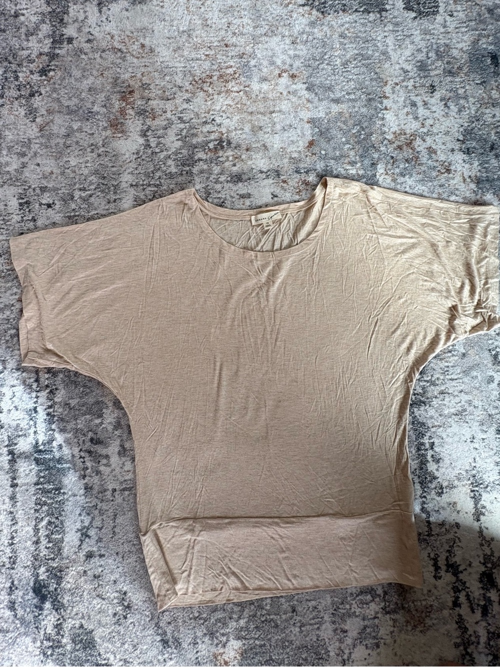 Signature Beige Dolman Sleeve Women’s Top